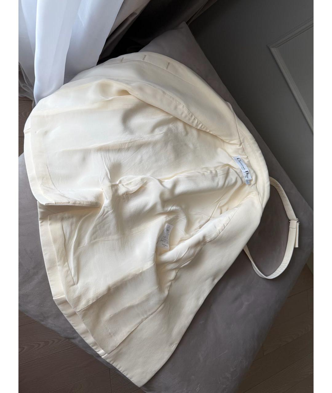 CHRISTIAN DIOR Белый хлопковый жилет, фото 5