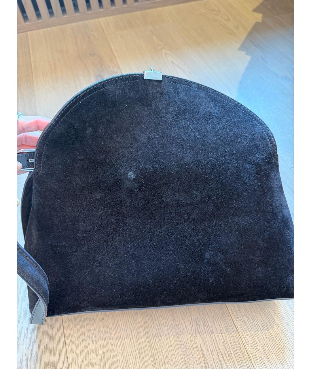 TOTEME Коричневая замшевая сумка через плечо, фото 6