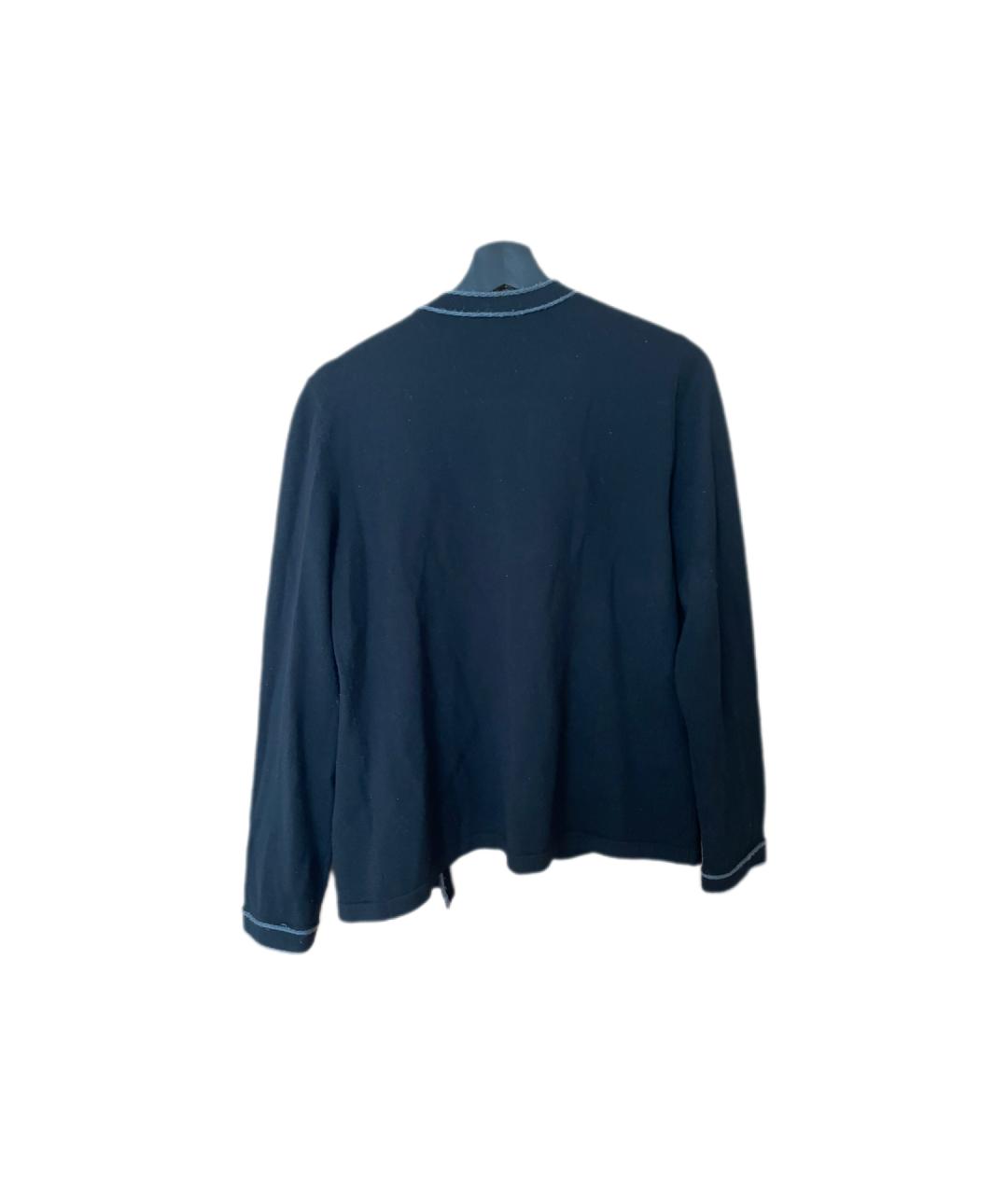 CHANEL Черный шерстяной кардиган, фото 2