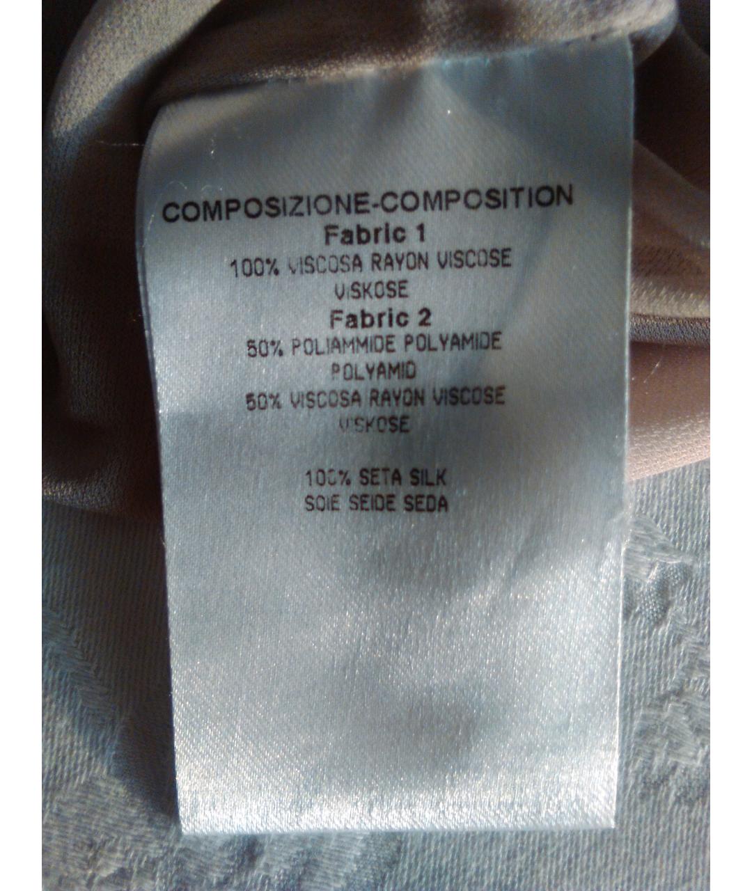 GUCCI Бежевая шелковая майка, фото 4