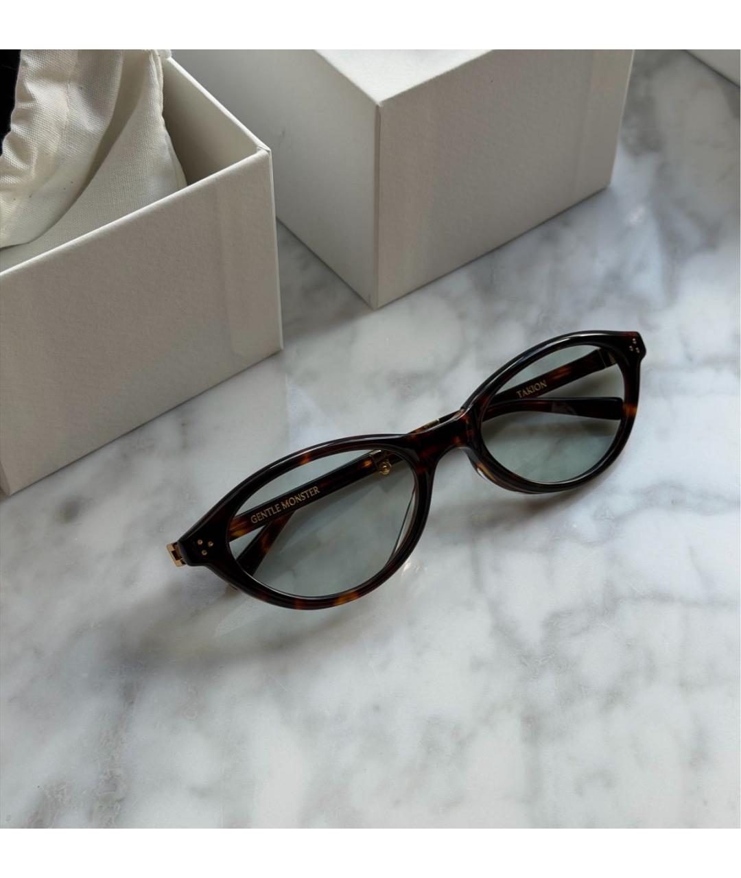 GENTLE MONSTER Коричневые солнцезащитные очки, фото 2