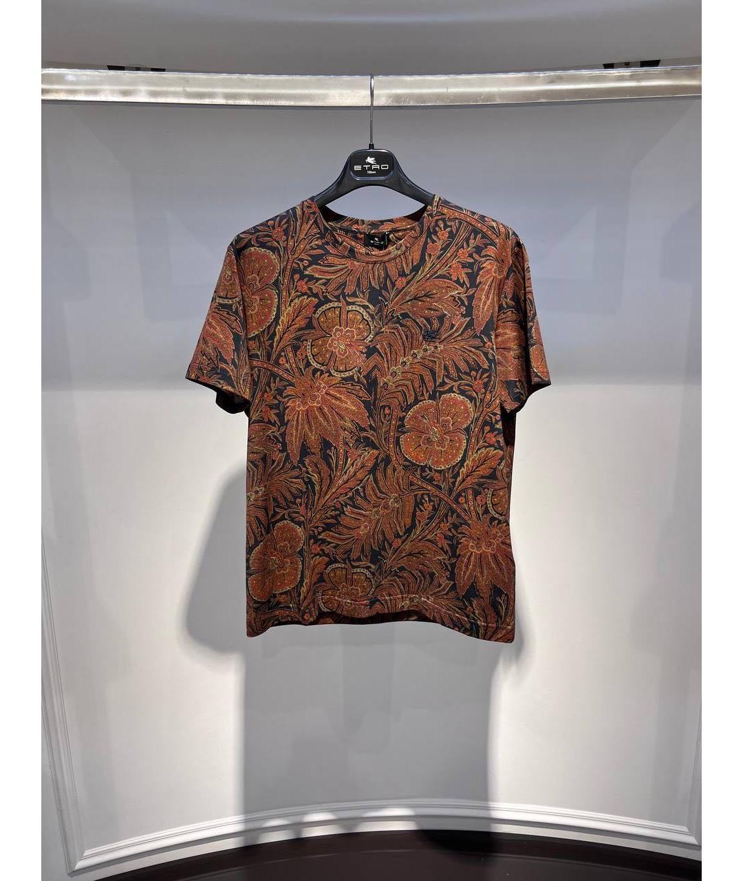 ETRO Мульти хлопковая футболка, фото 2