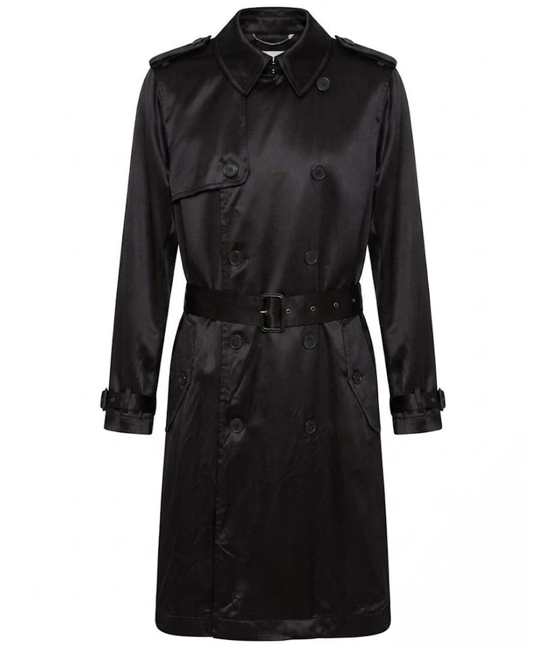 RALPH LAUREN Черное шелковое повседневное платье, фото 1