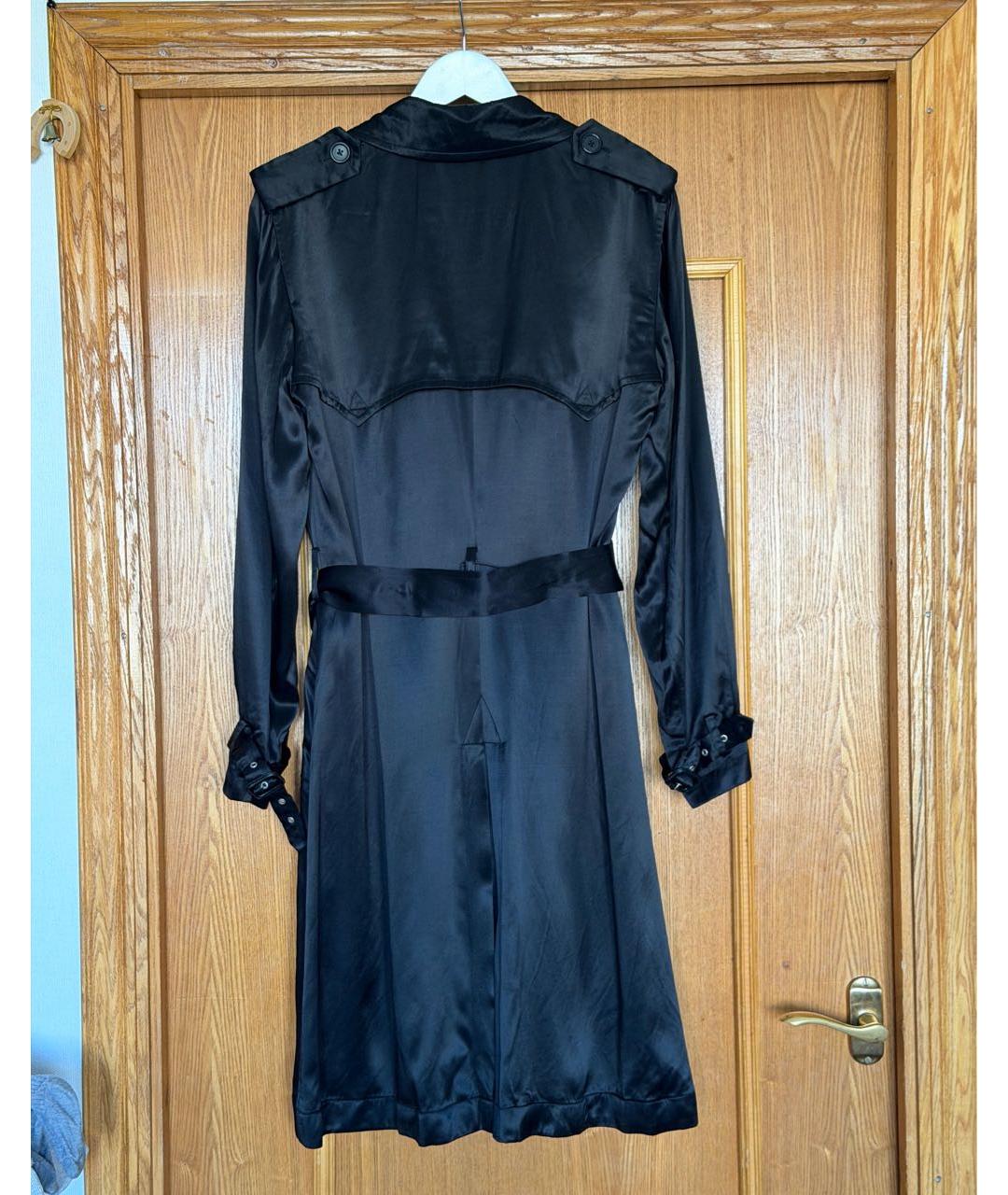 RALPH LAUREN Черное шелковое повседневное платье, фото 2