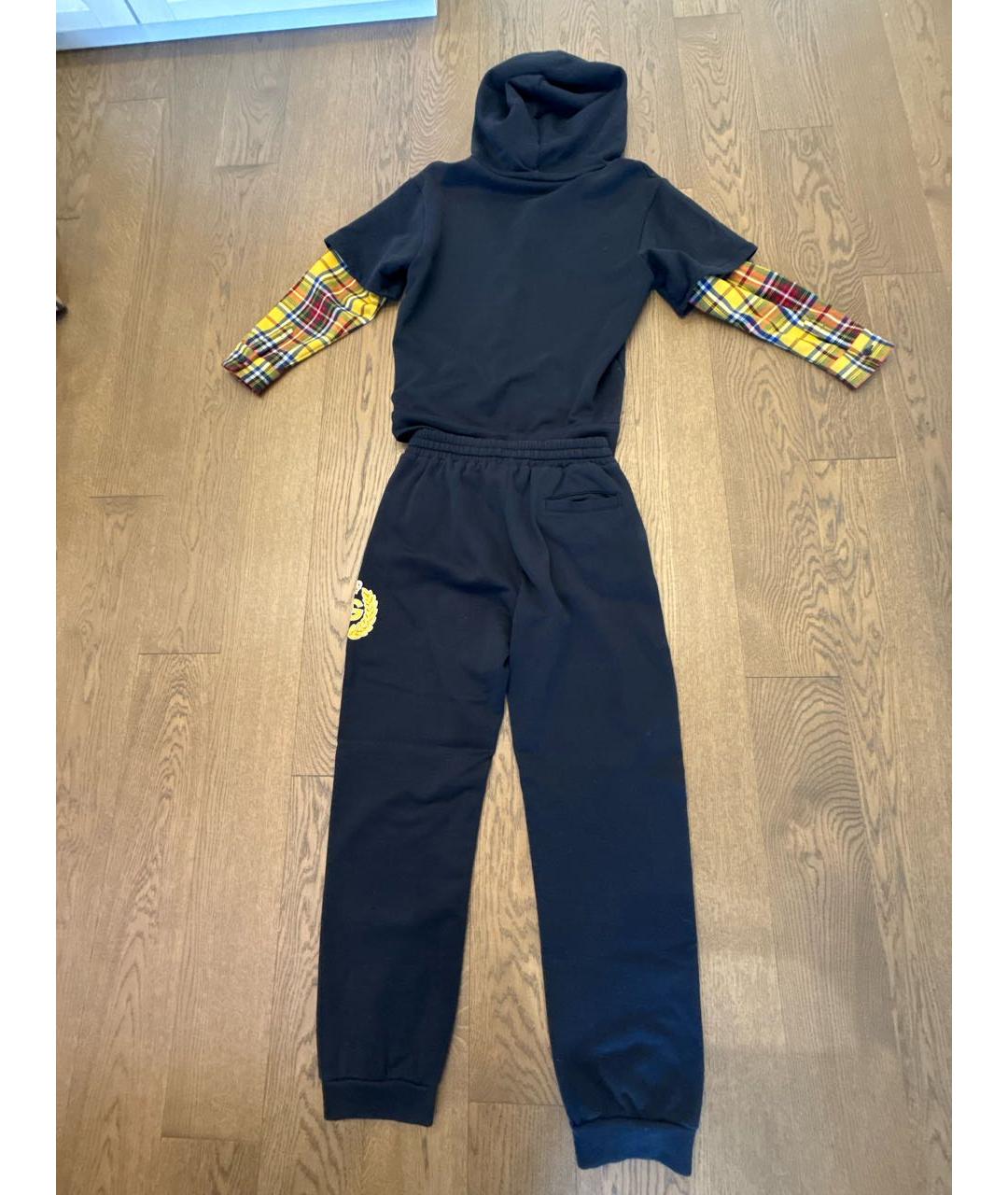 DOLCE&GABBANA Черный хлопковый комплект, фото 4