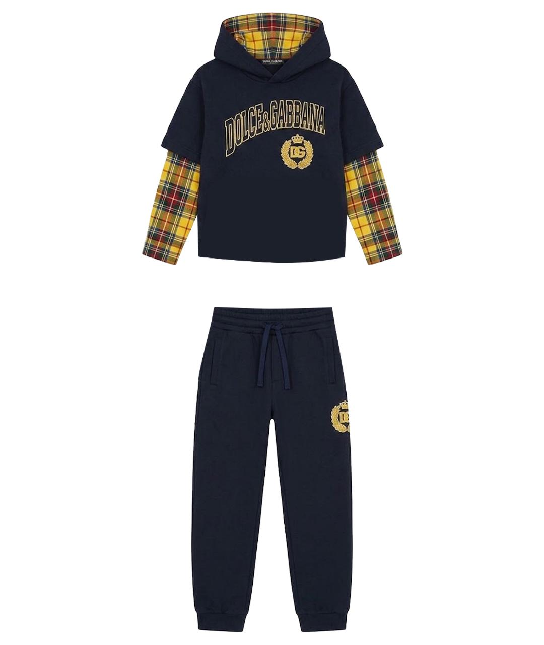 DOLCE&GABBANA Черный хлопковый комплект, фото 1