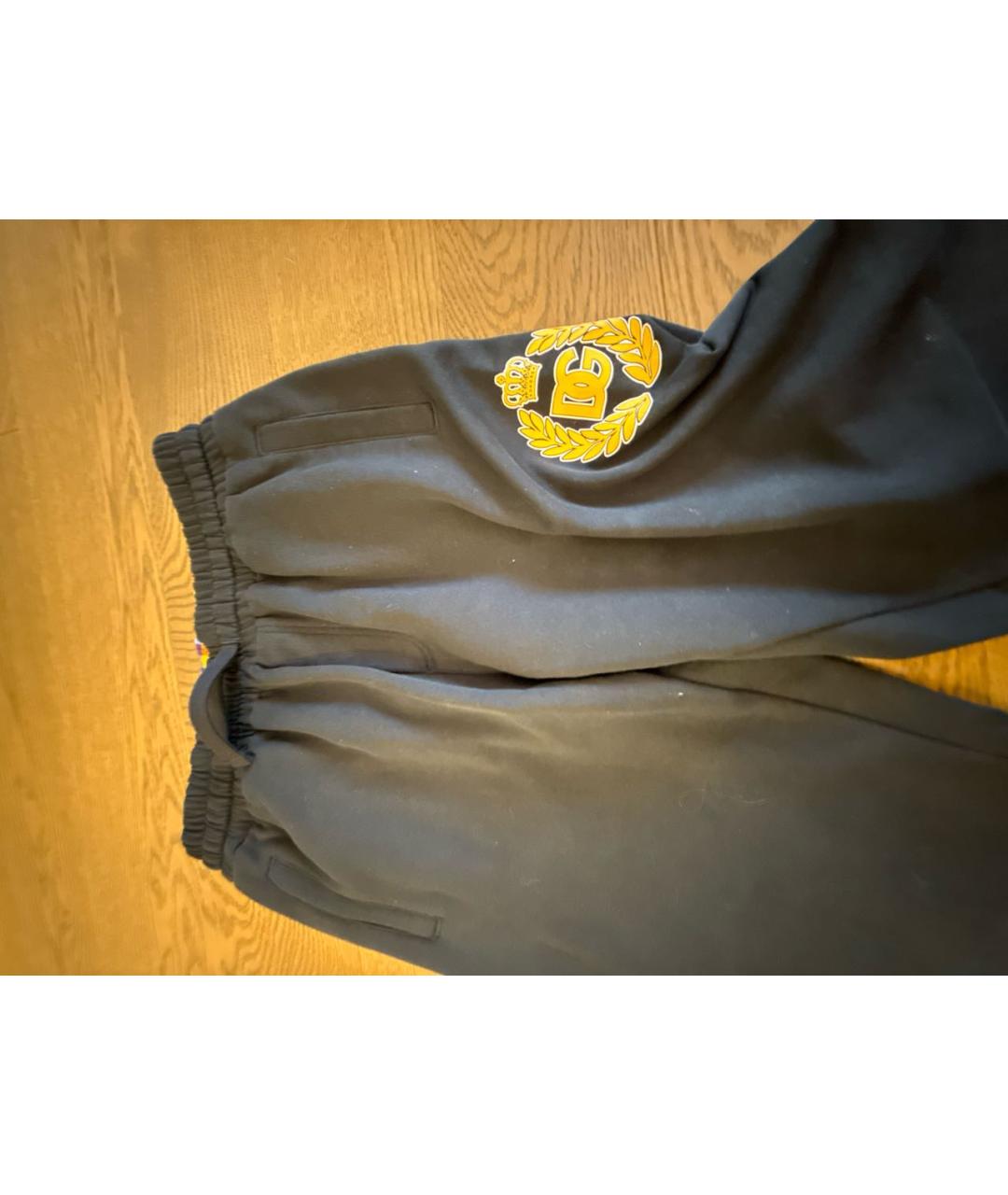 DOLCE&GABBANA Черный хлопковый комплект, фото 5