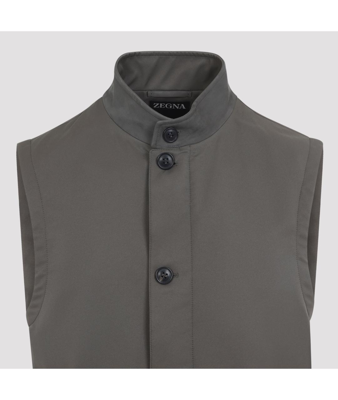 ZEGNA Полиэстеровая жилетка, фото 3