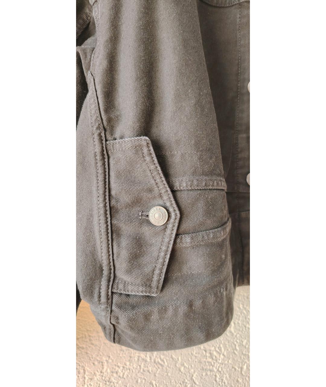 BALENCIAGA Черный деним жакет/пиджак, фото 8