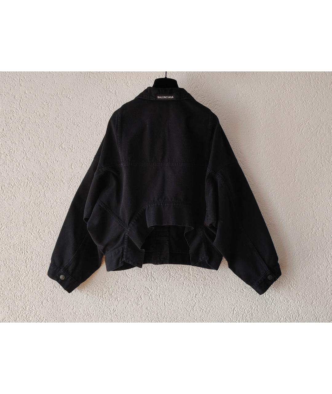BALENCIAGA Черный деним жакет/пиджак, фото 2