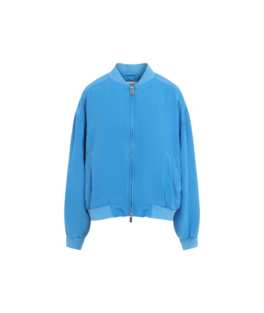 VERSACE Синяя хлопковая куртка, фото 7