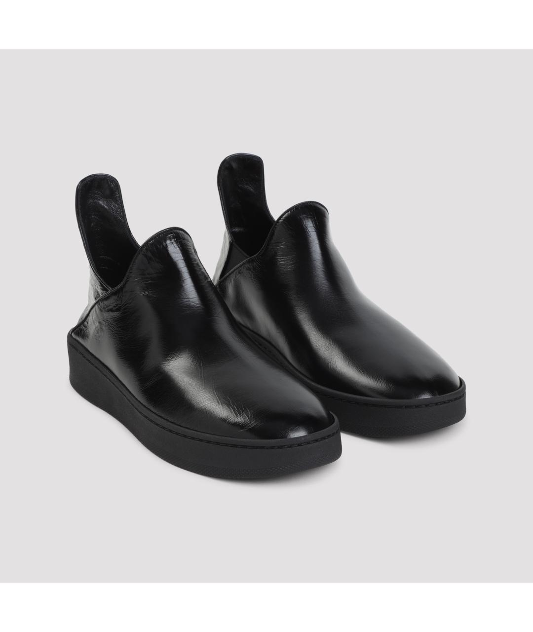 PHOEBE PHILO Черные кожаные ботинки, фото 4