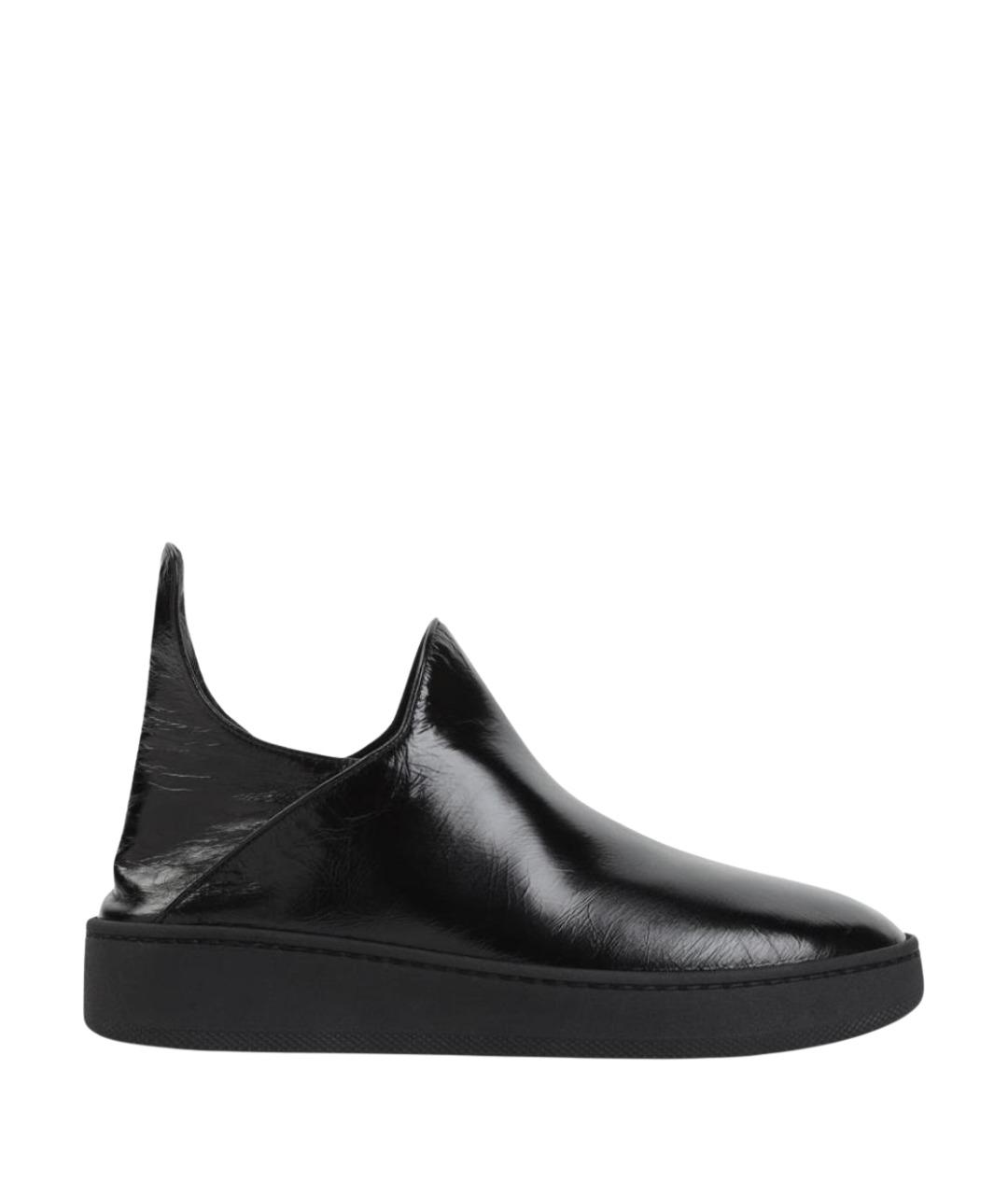 PHOEBE PHILO Черные кожаные ботинки, фото 1