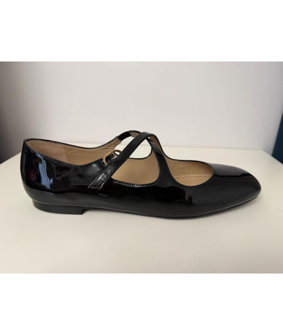 STUART WEITZMAN Черные туфли из лакированной кожи, фото 7