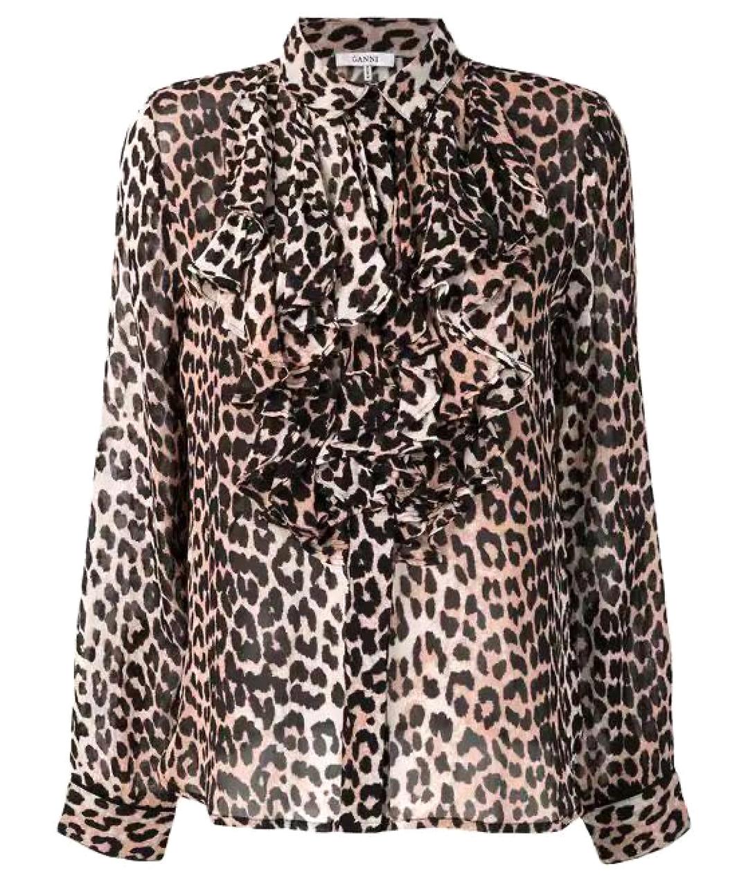 GANNI Мульти вискозная блузы, фото 1