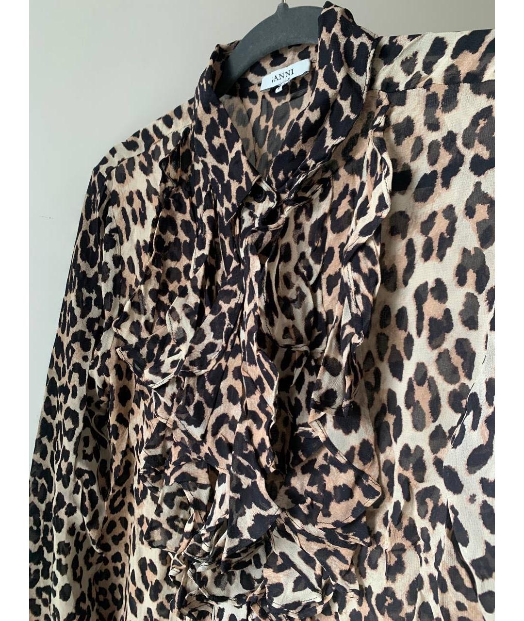 GANNI Мульти вискозная блузы, фото 2