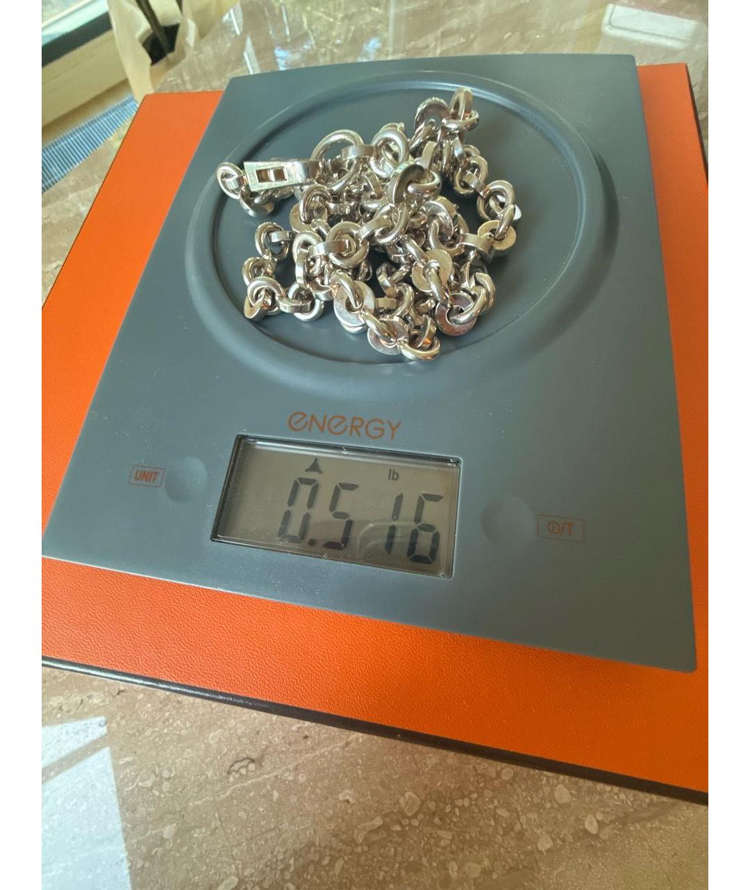 HERMES Серебряное серебряное колье, фото 5