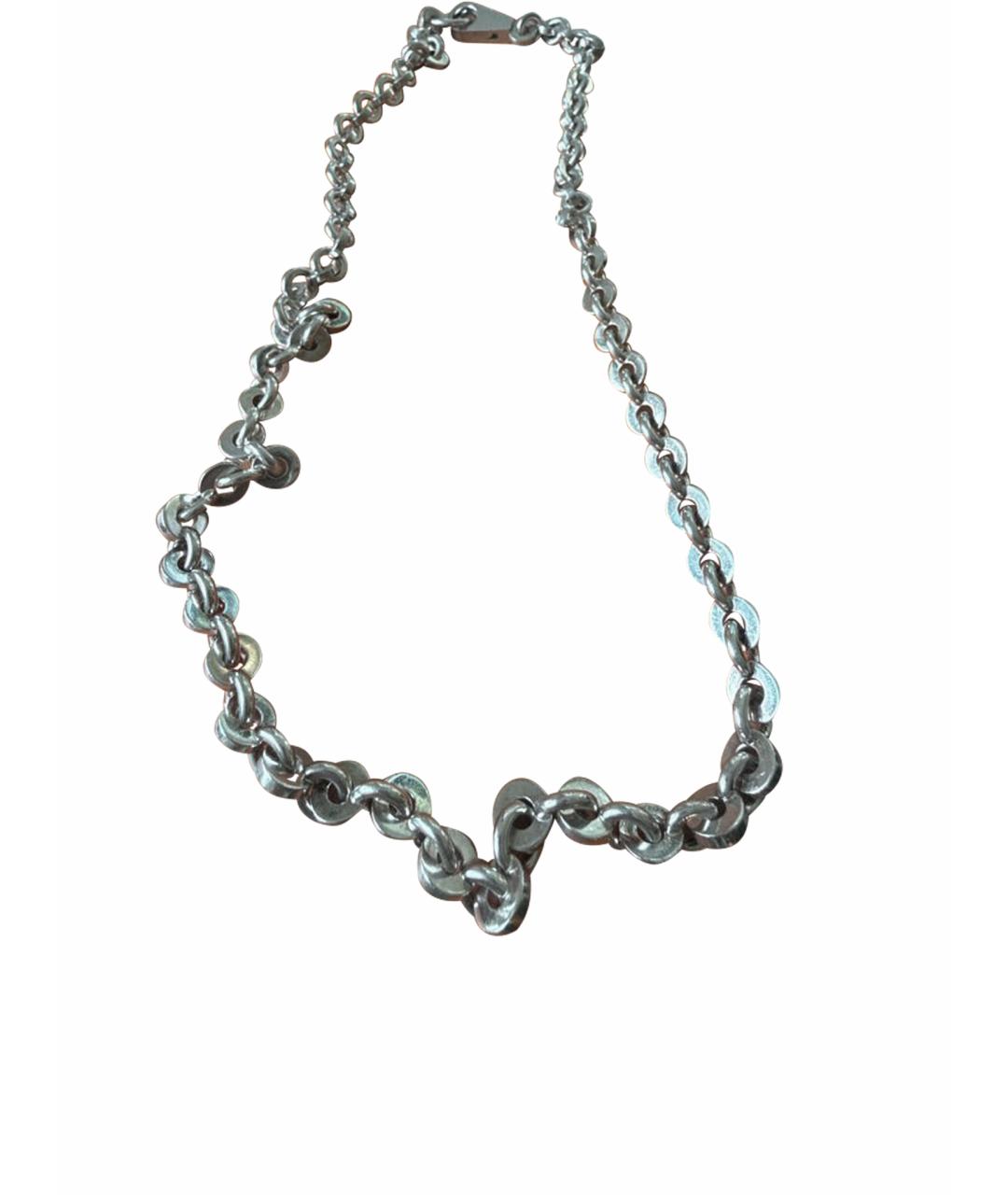 HERMES Серебряное серебряное колье, фото 1