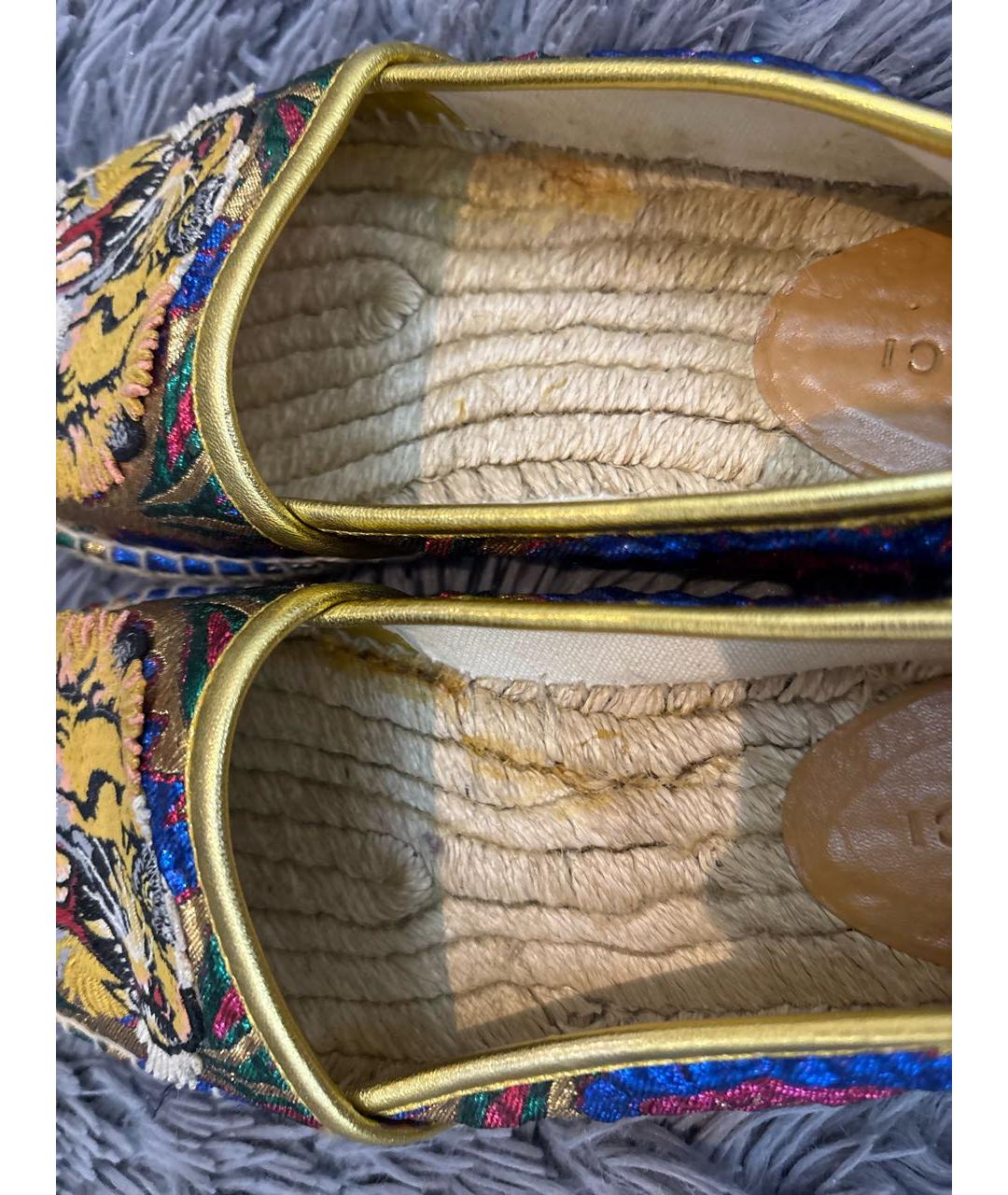 GUCCI Мульти текстильные эспадрильи, фото 6