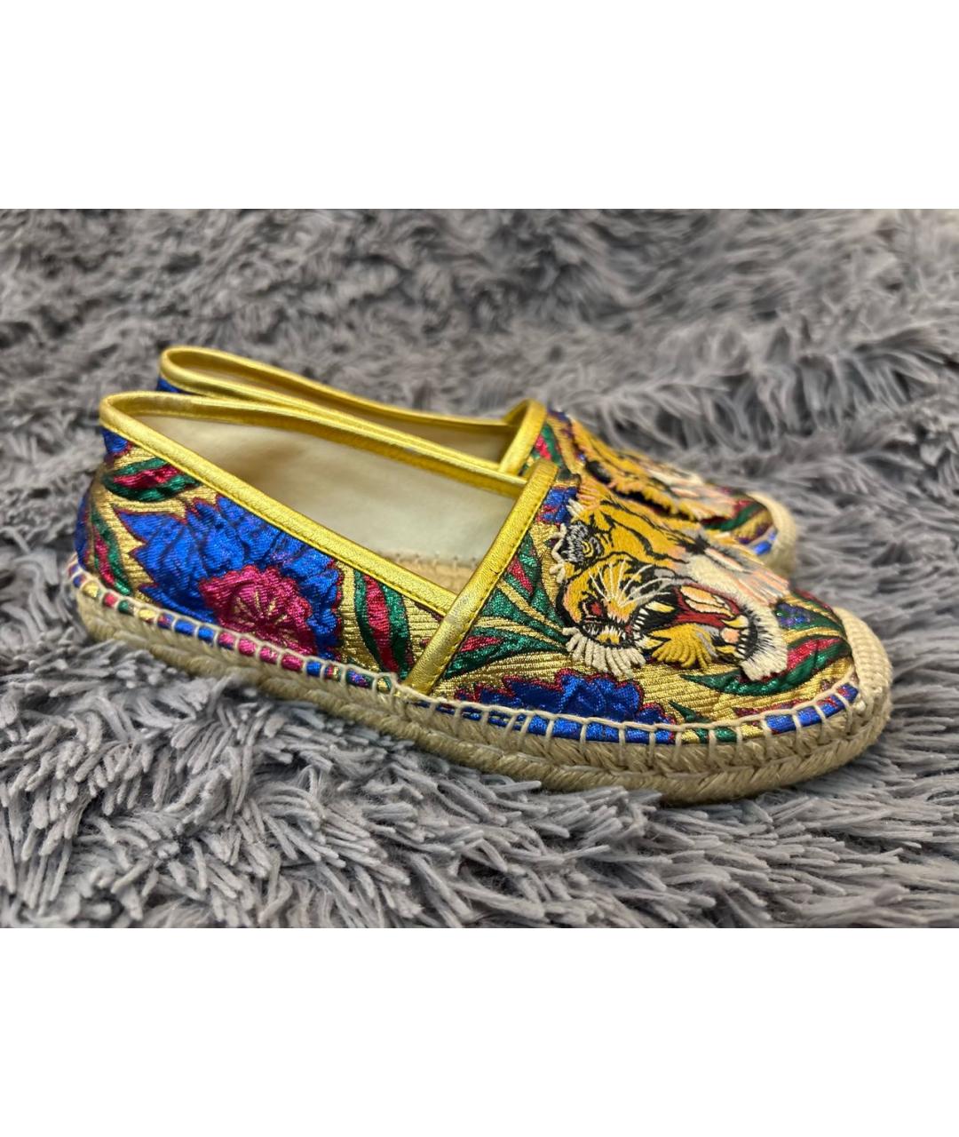 GUCCI Мульти текстильные эспадрильи, фото 8