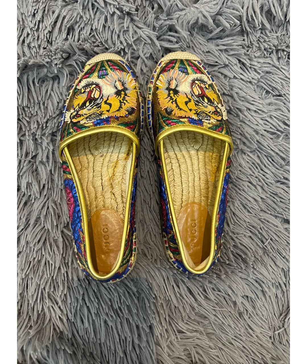 GUCCI Мульти текстильные эспадрильи, фото 3