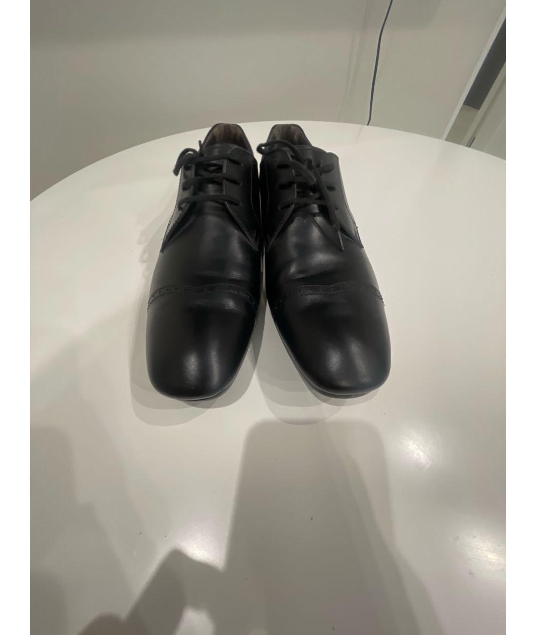 TOD'S Черные кожаные туфли, фото 2