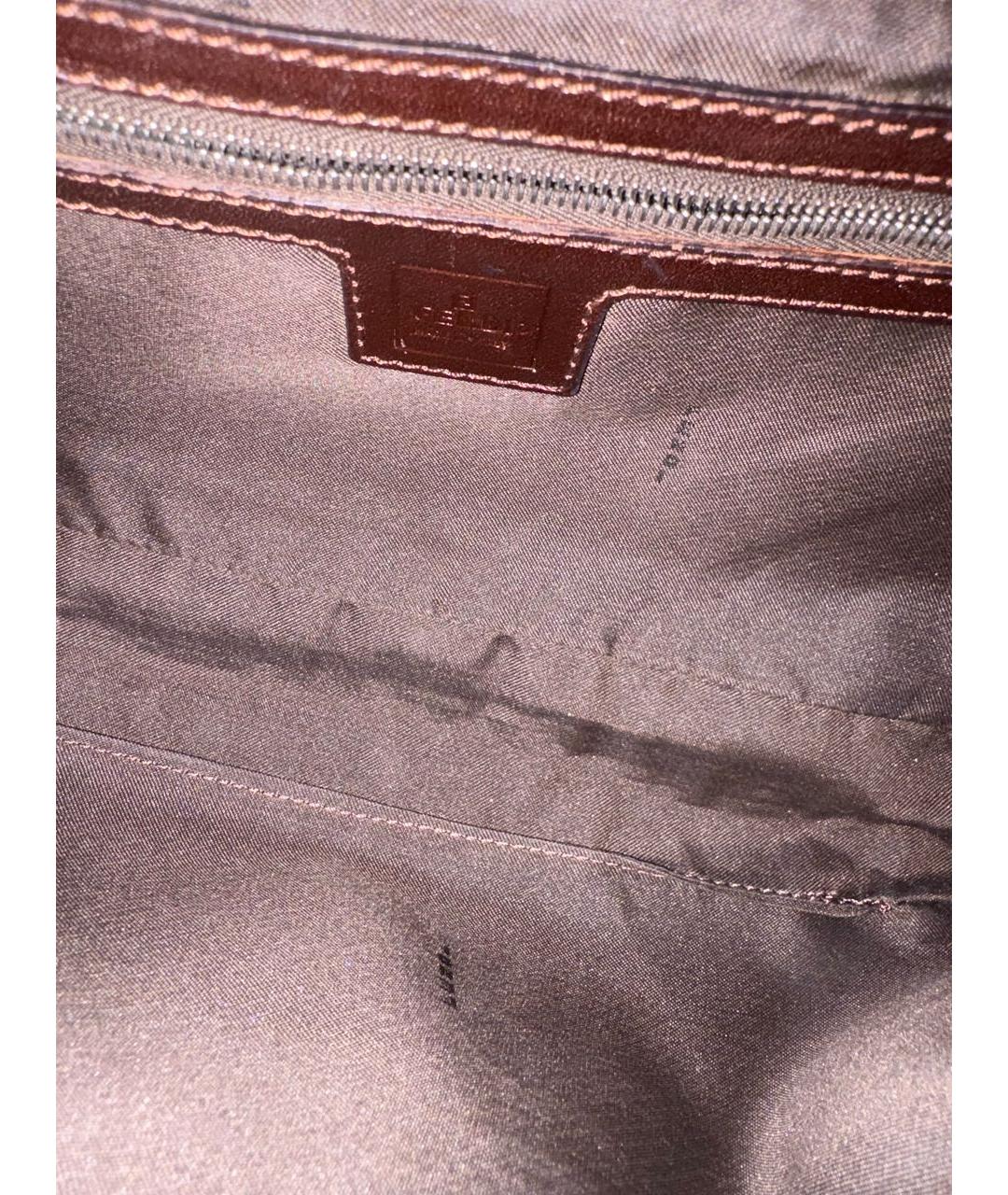 FENDI Коричневая сумка через плечо, фото 4