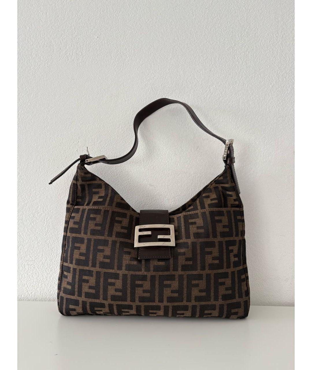 FENDI Коричневая сумка через плечо, фото 7