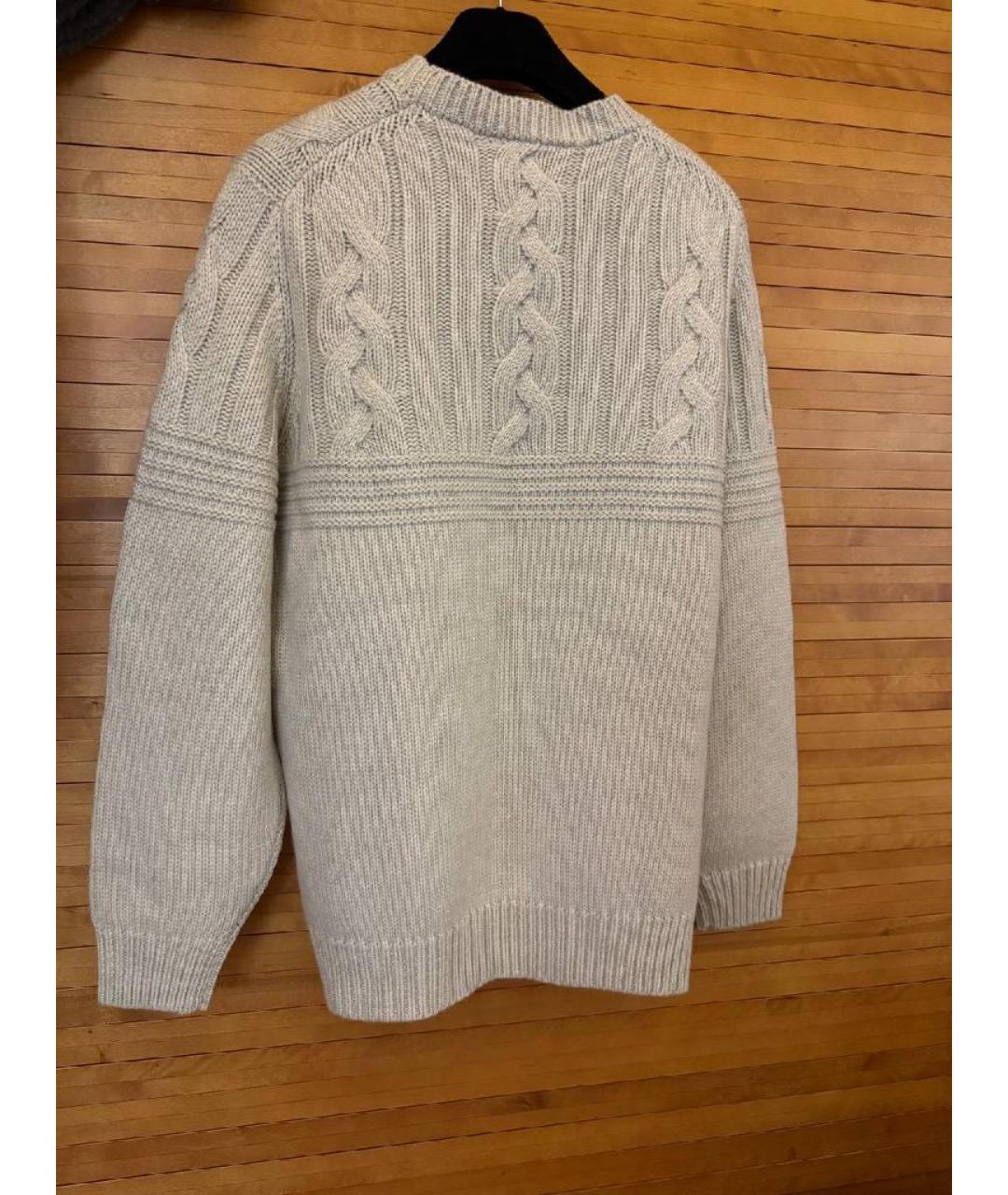 BRUNELLO CUCINELLI Бежевый кашемировый джемпер / свитер, фото 2