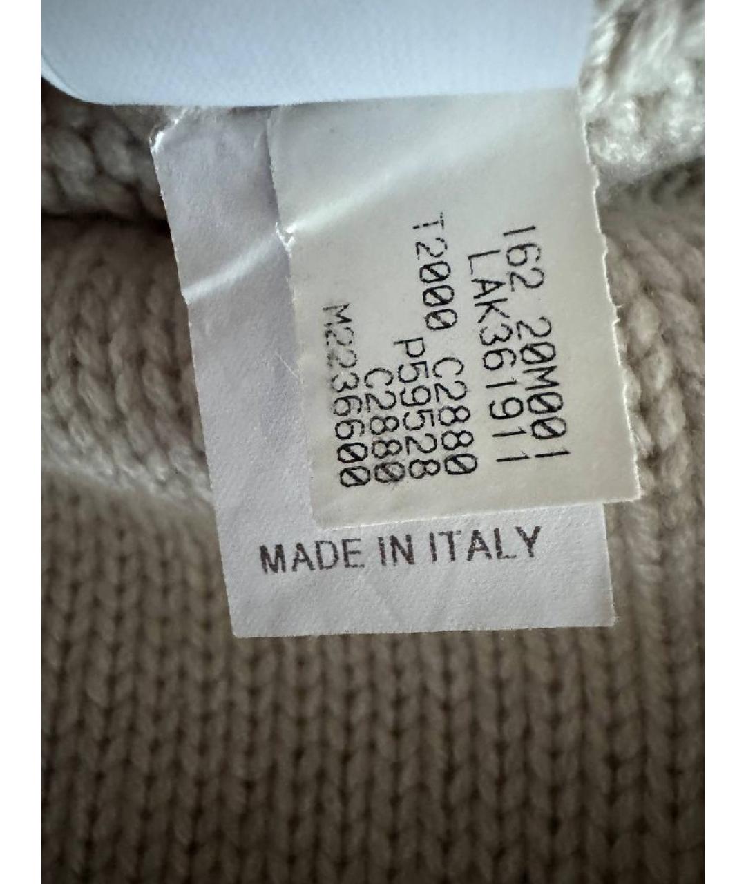 BRUNELLO CUCINELLI Бежевый кашемировый джемпер / свитер, фото 6