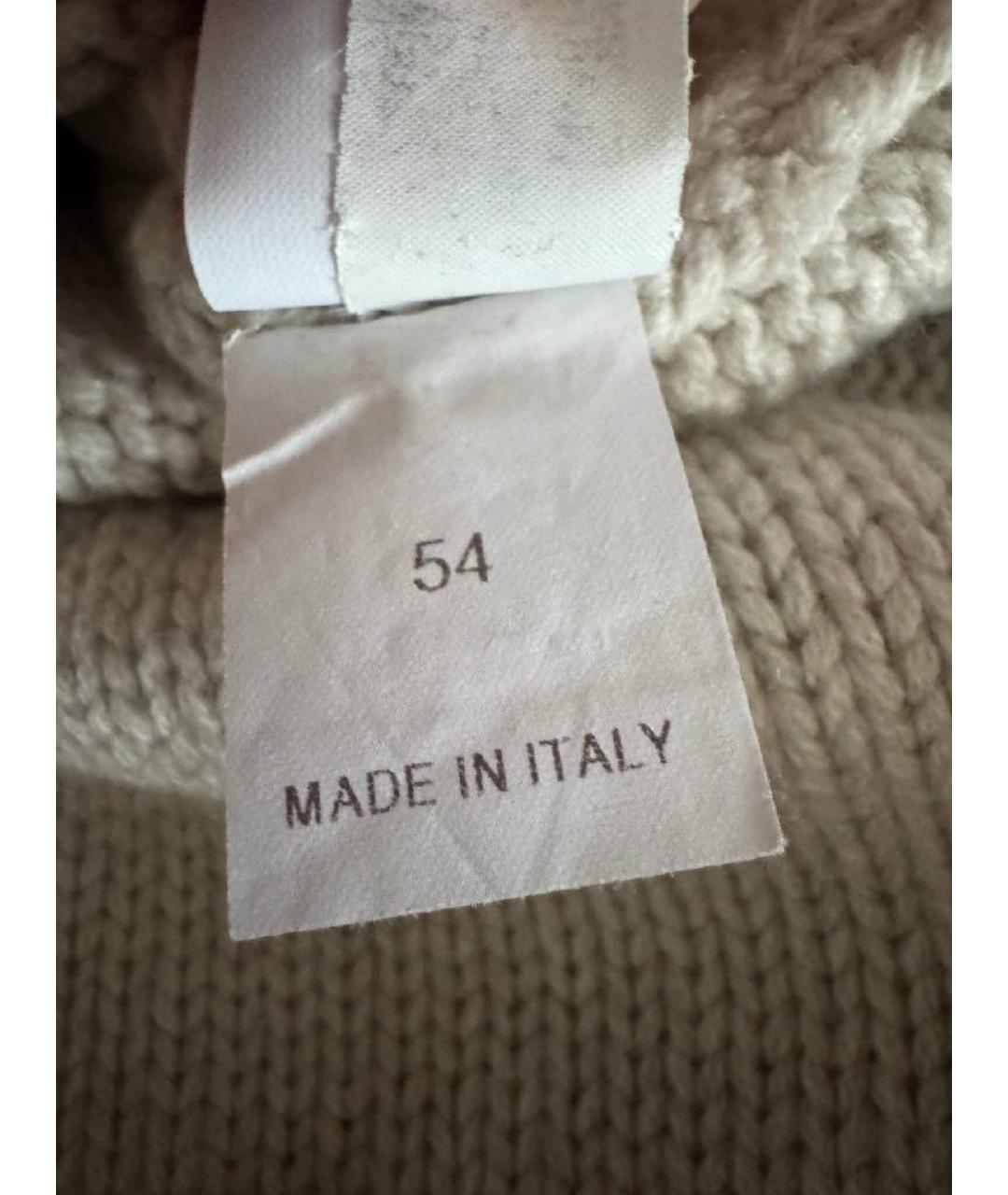 BRUNELLO CUCINELLI Бежевый кашемировый джемпер / свитер, фото 7