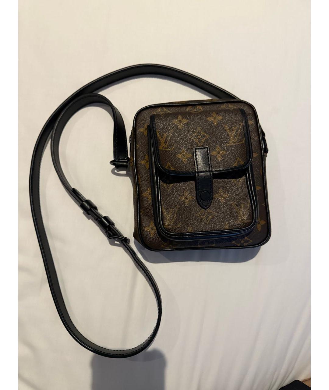 LOUIS VUITTON Коричневая сумка на плечо, фото 3