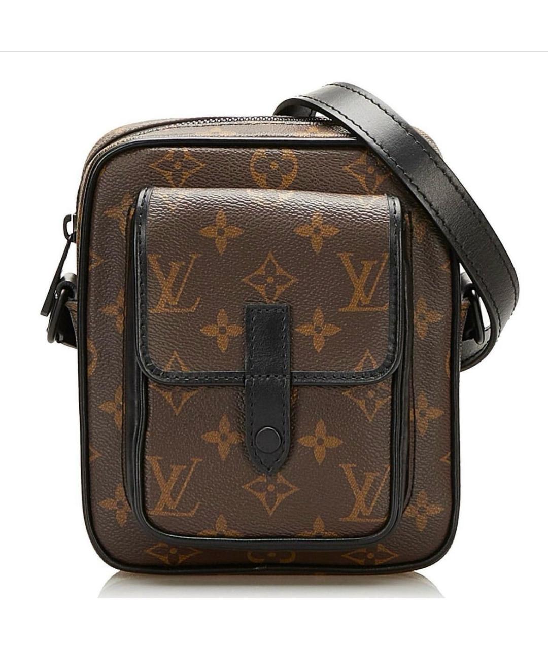 LOUIS VUITTON Коричневая сумка на плечо, фото 6