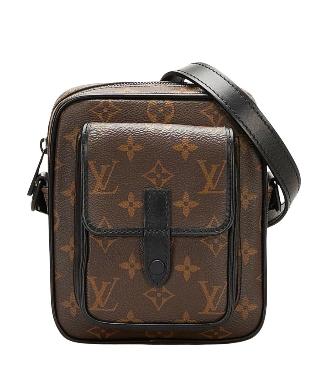 LOUIS VUITTON Коричневая сумка на плечо, фото 1
