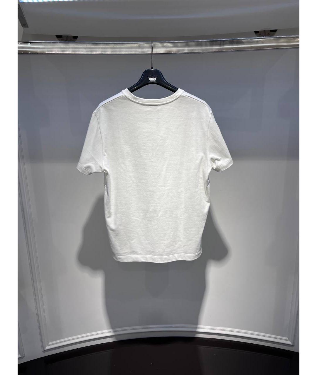 ETRO Белая хлопковая футболка, фото 3