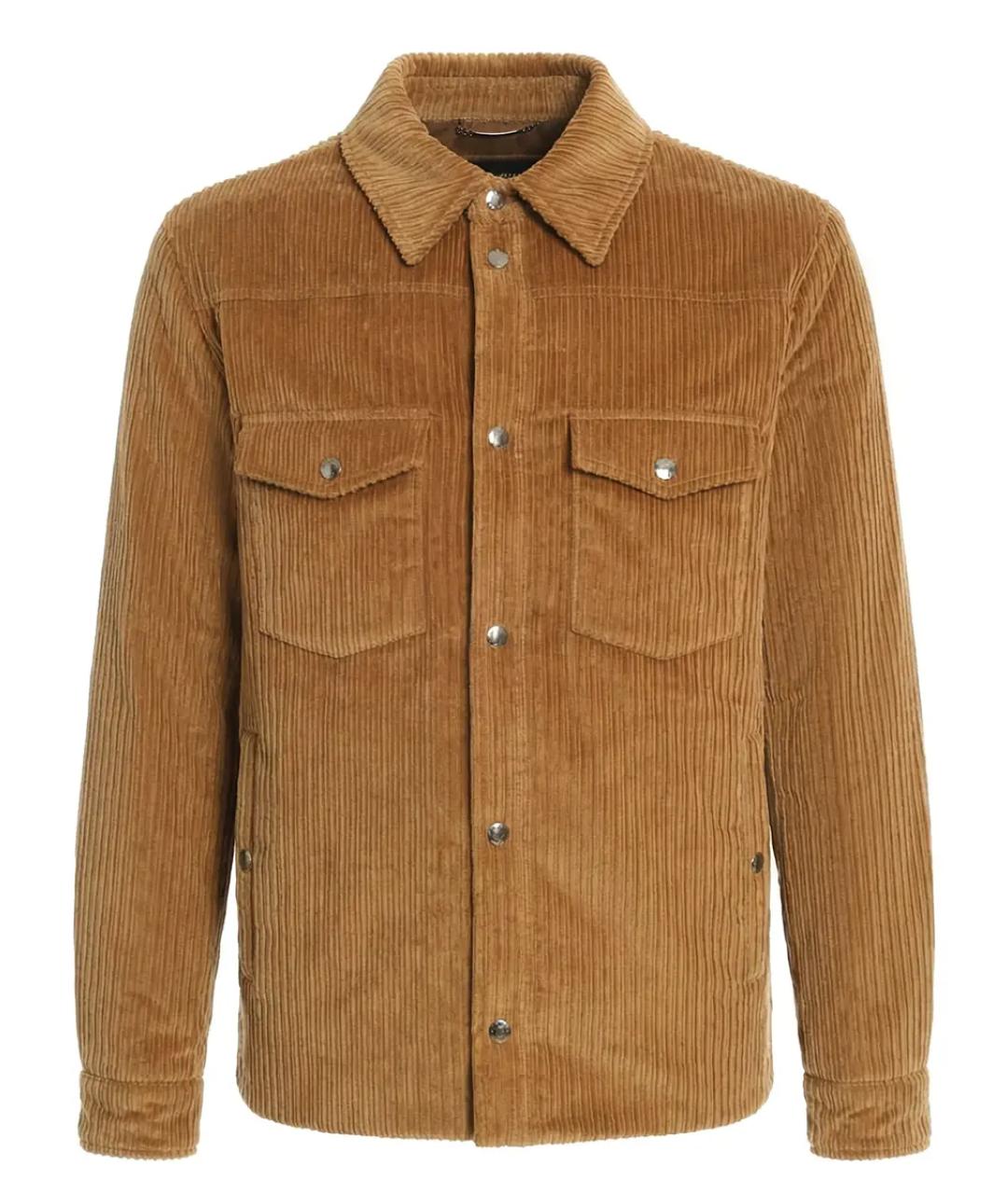 DOLCE&GABBANA Коричневая хлопковая куртка, фото 1