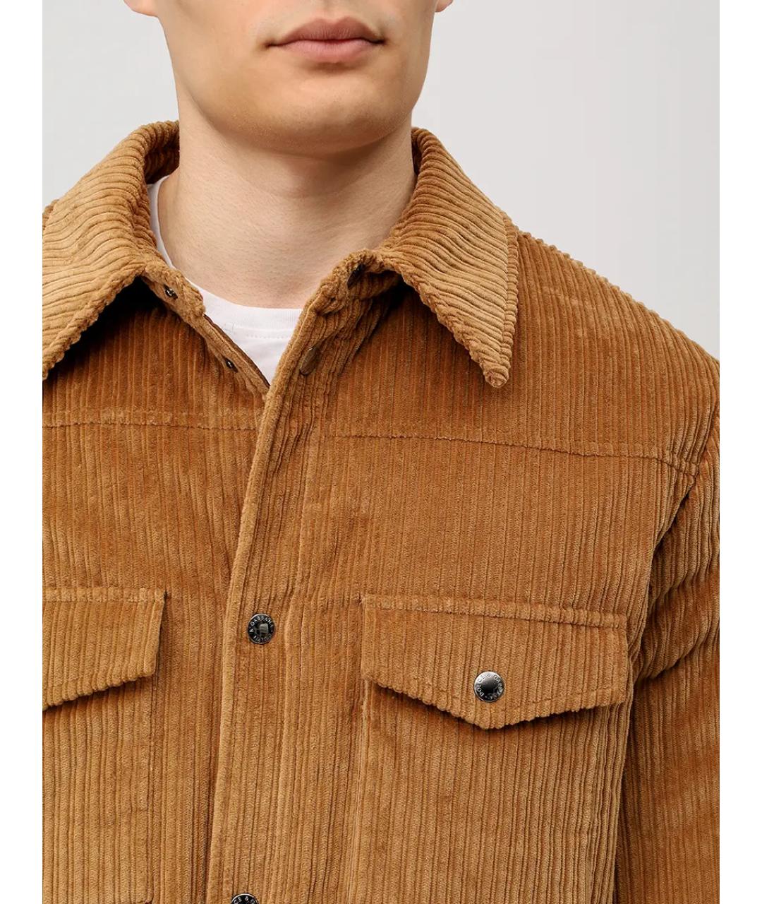 DOLCE&GABBANA Коричневая хлопковая куртка, фото 5