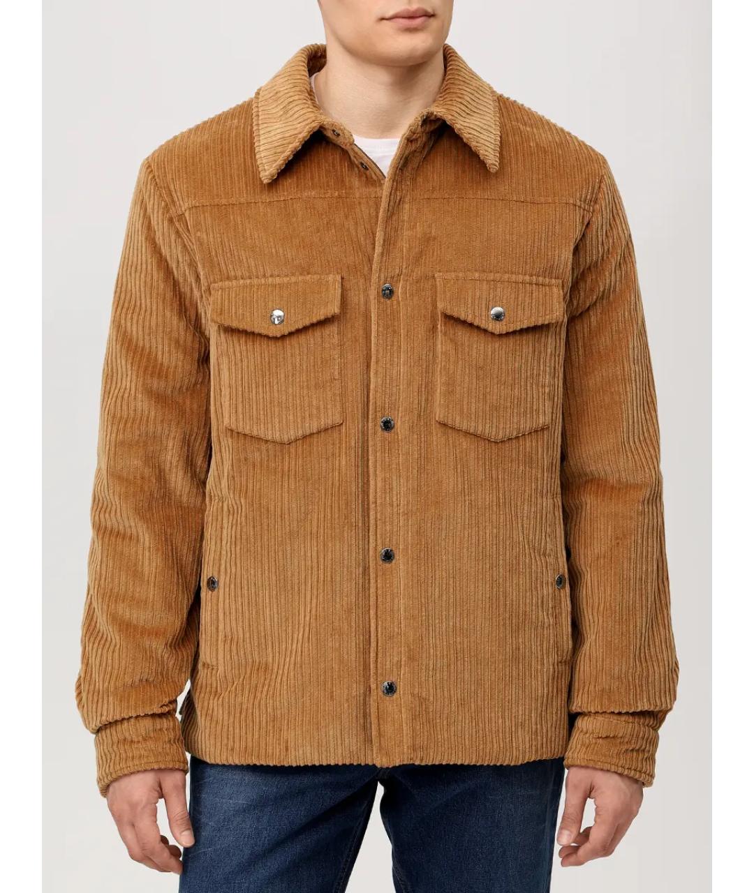 DOLCE&GABBANA Коричневая хлопковая куртка, фото 4