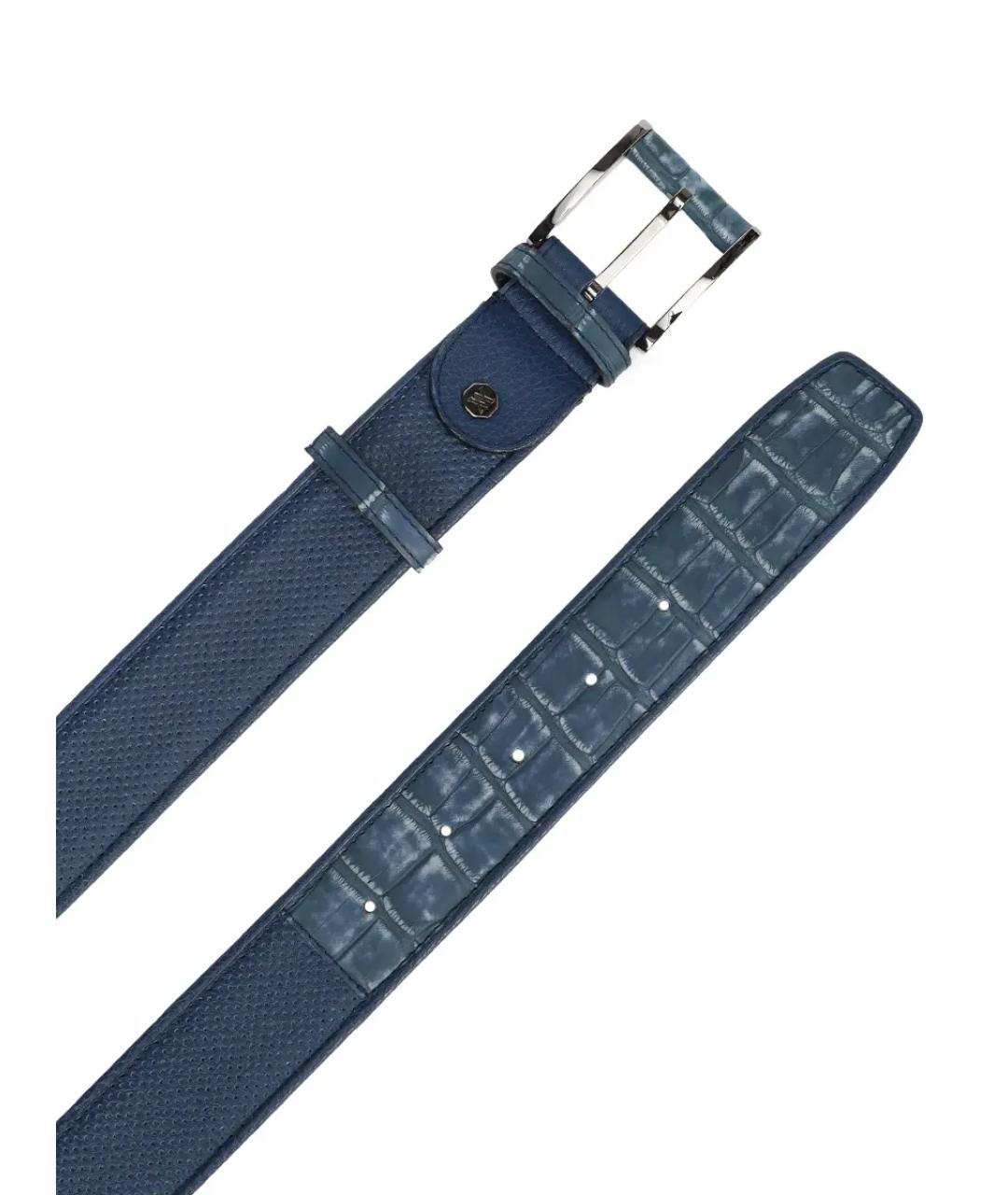 ARTIOLI Синий кожаный ремень, фото 3