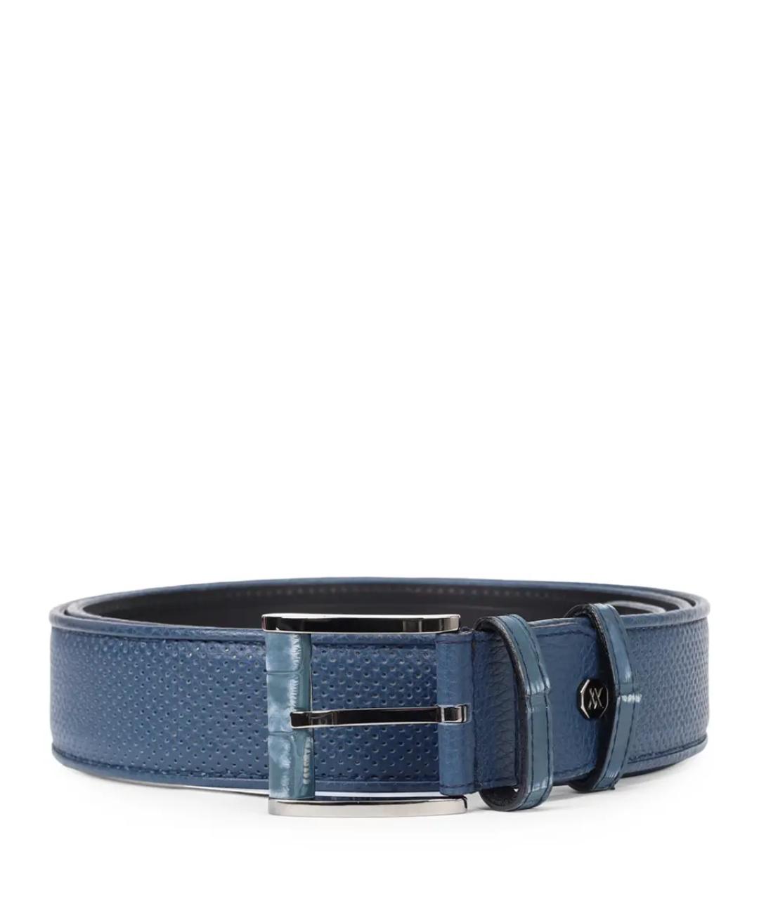 ARTIOLI Синий кожаный ремень, фото 1