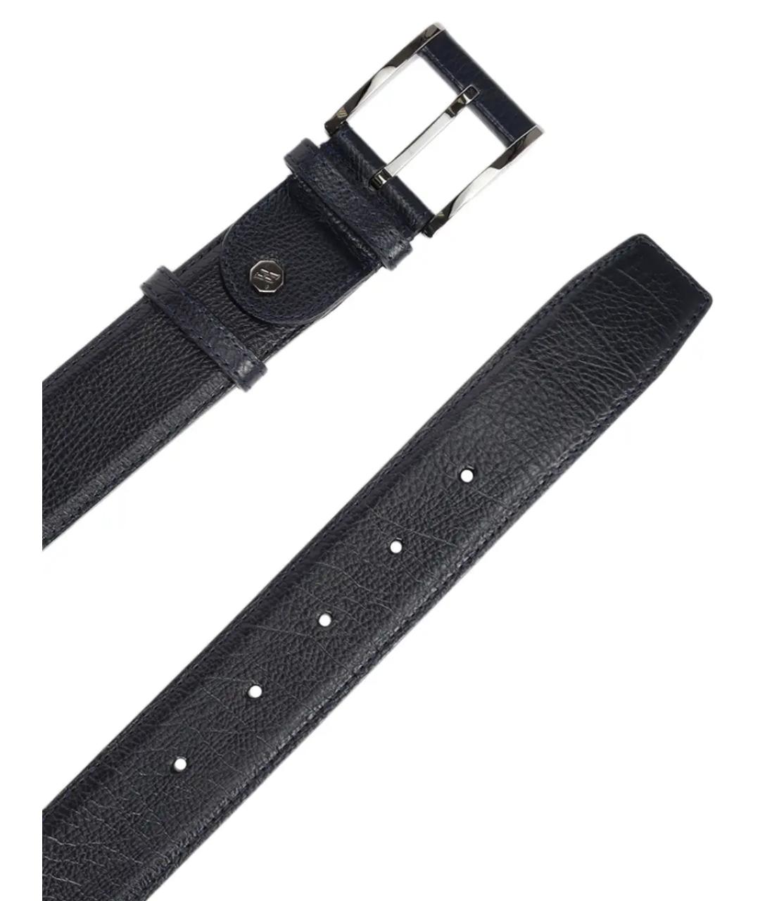 ARTIOLI Темно-синий кожаный ремень, фото 3