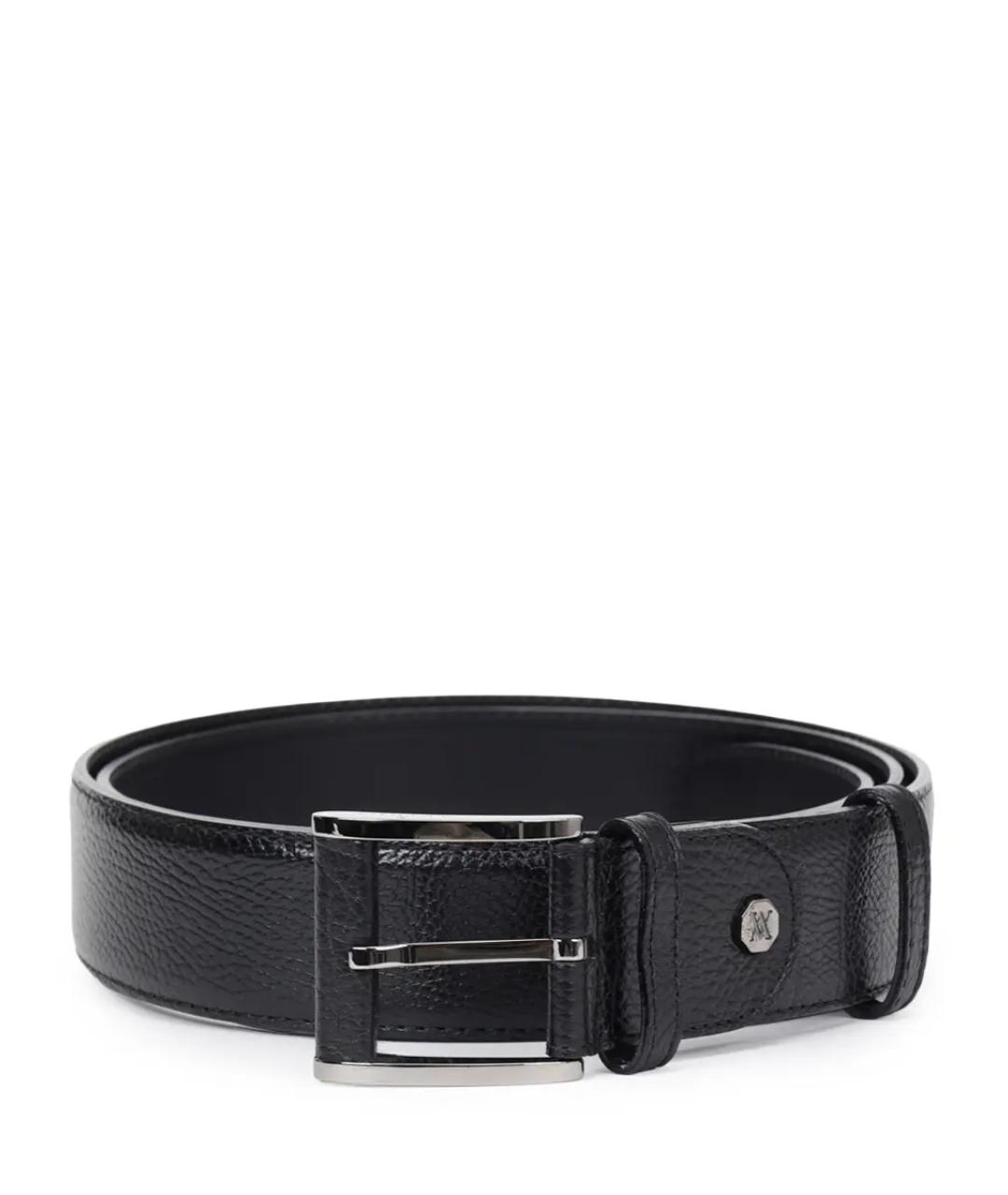 ARTIOLI Черный кожаный ремень, фото 1