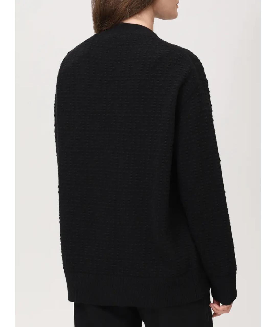 FENDI Черный шерстяной кардиган, фото 3