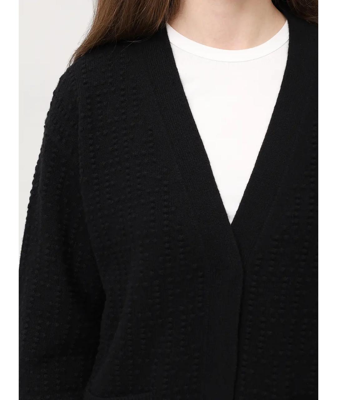 FENDI Черный шерстяной кардиган, фото 5