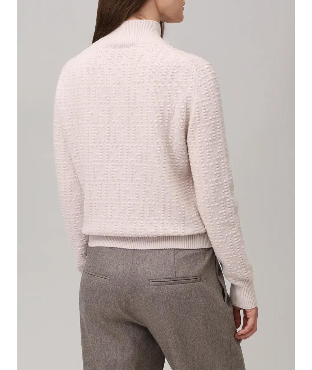 FENDI Розовый шерстяной джемпер / свитер, фото 3
