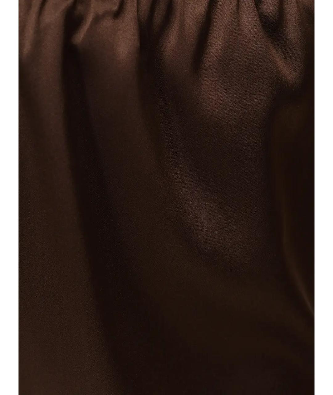 TOM FORD Коричневые шелковые шорты, фото 6