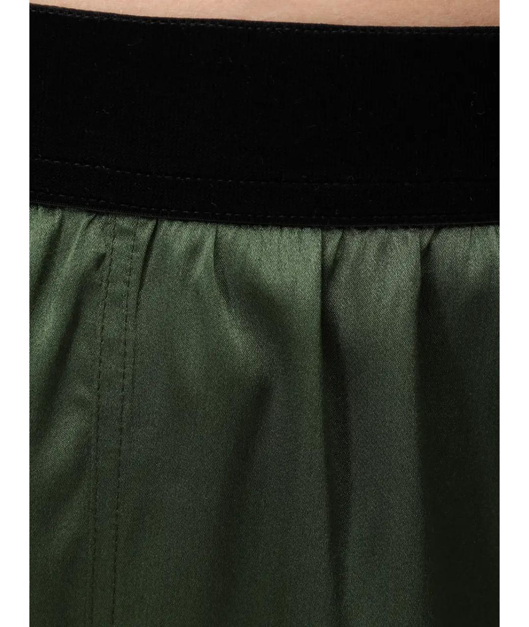 TOM FORD Зеленые шелковые шорты, фото 6