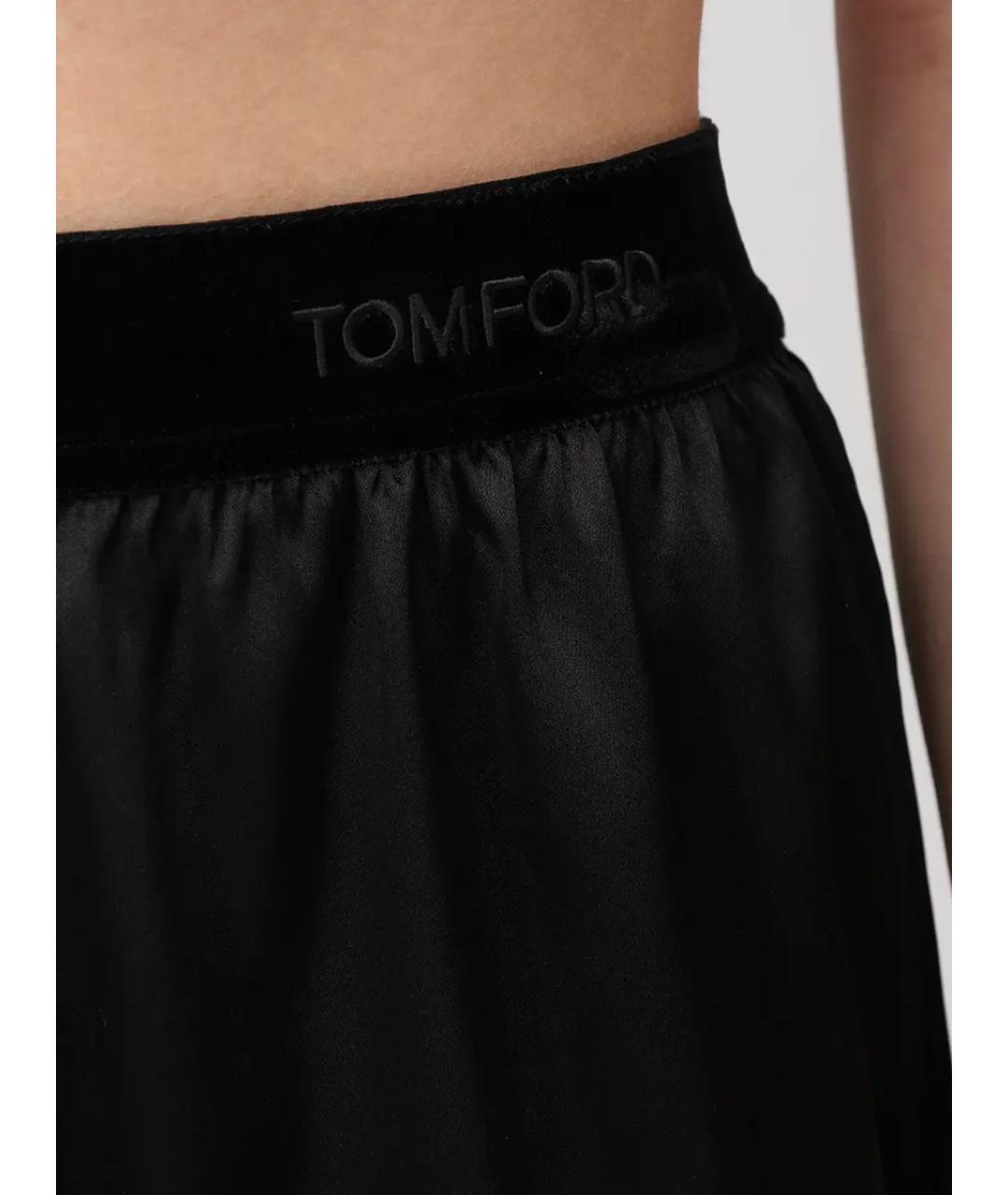 TOM FORD Черные шелковые шорты, фото 5