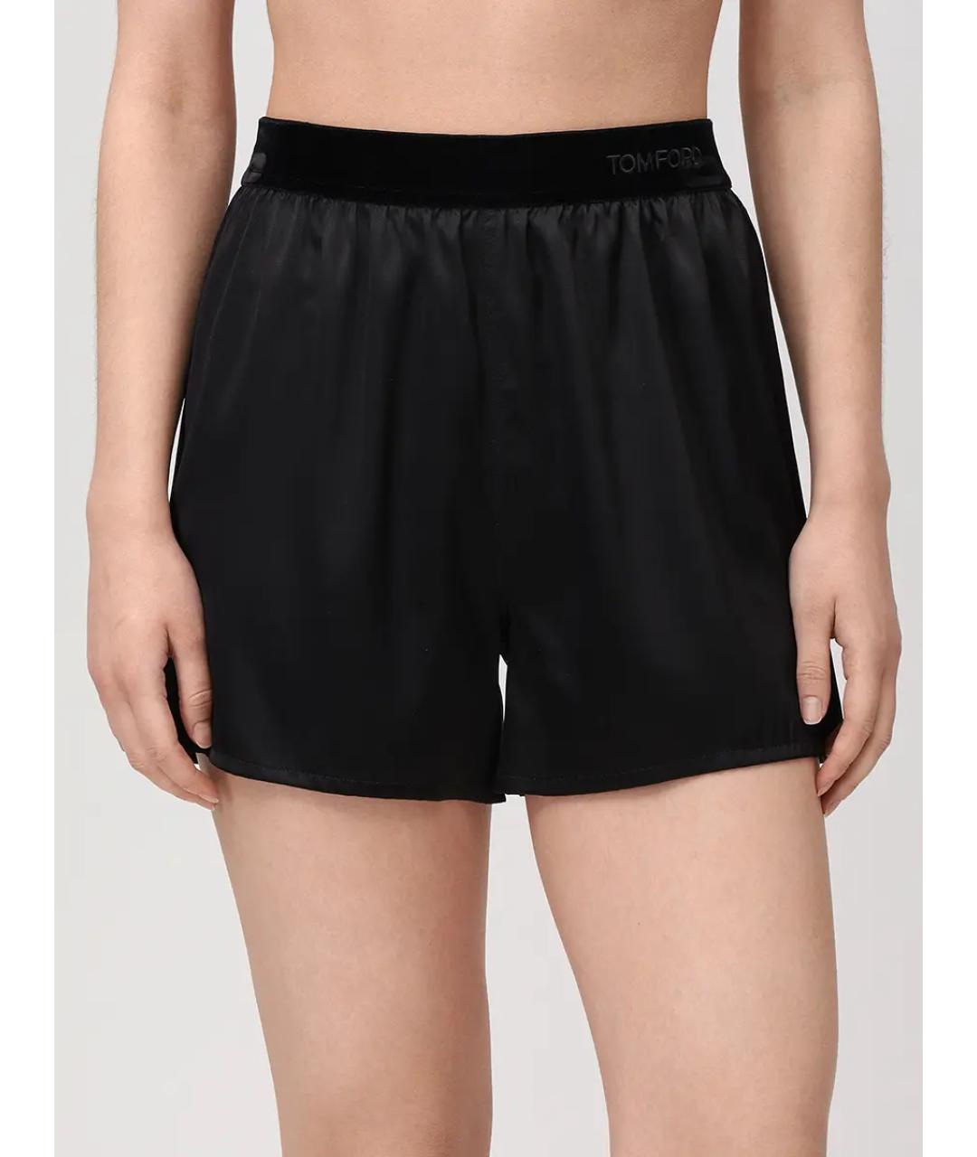 TOM FORD Черные шелковые шорты, фото 4