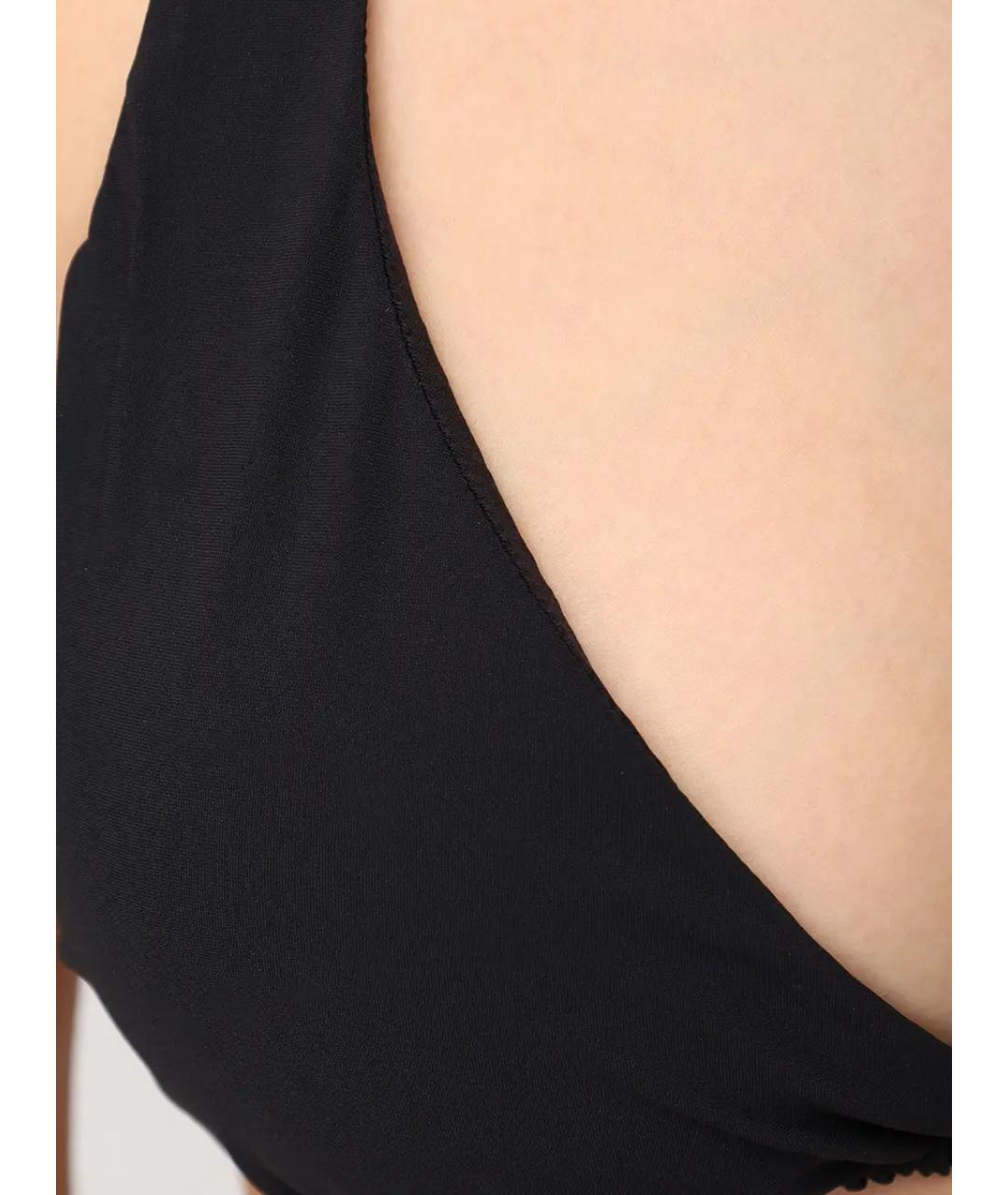 DOLCE&GABBANA Черный полиамидовый купальник, фото 4